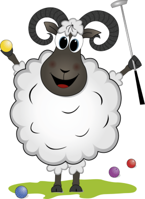 Das Maskottchen vom Schnucken-Golf