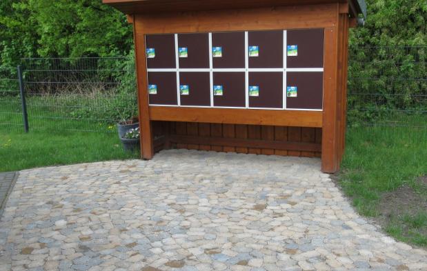 Und der Bienenzaun natürlich auch