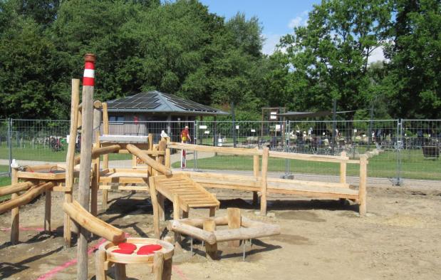 Die neue Wasserspielanlage