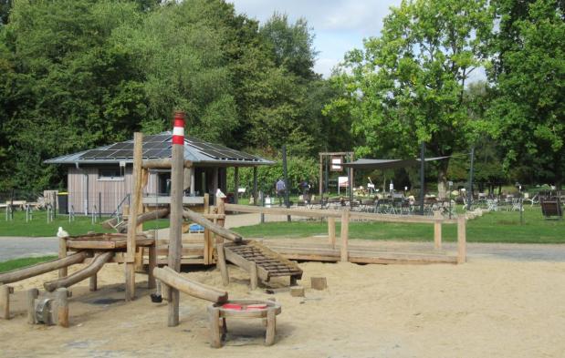 Die Wasserspielanlage ist eröffnet