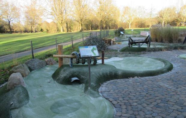 Wieder schön - die Bahnen nach Reparatur und Reinigung